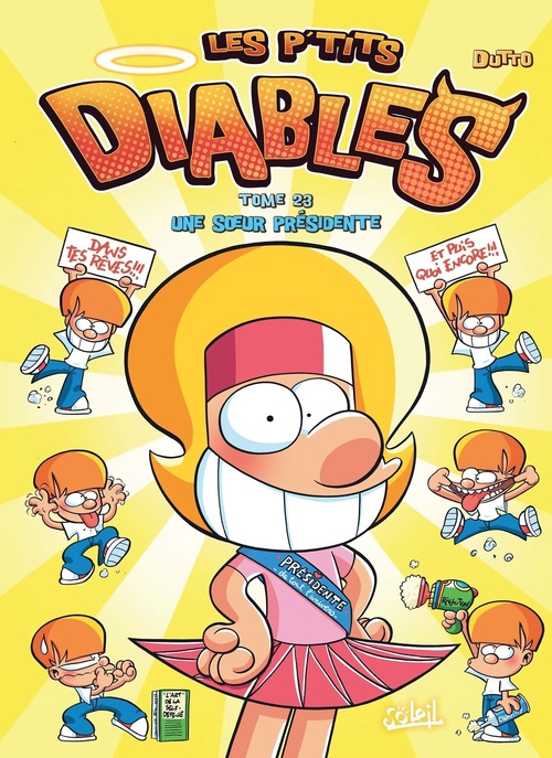 ebook cover of Les P'tits diables T23 - Une soeur présidente, by Olivier Dutto