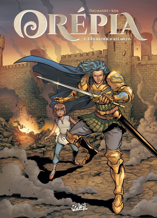 Couverture ebook de Orépia T01 - L'Héritier d'Atlantis, de Fabien Dalmasso