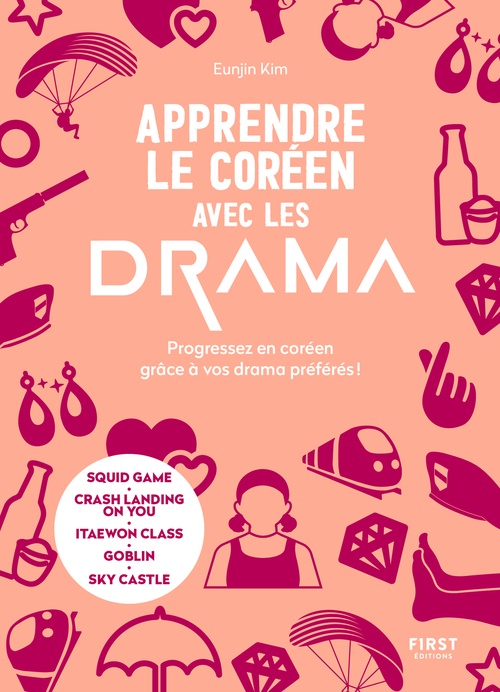 Couverture ebook de Apprendre le coréen avec les drama, de Eunjin Kim