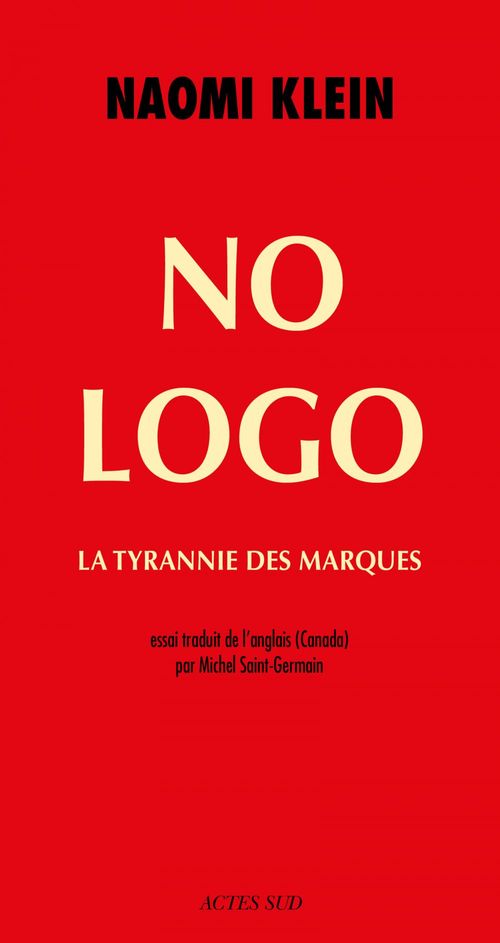 ebook cover of No Logo, by Naomi Klein