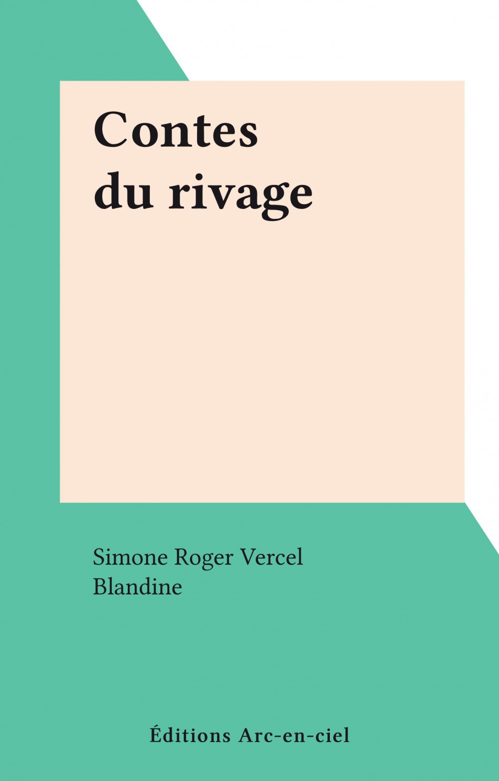 ebook cover of Contes du rivage, by Simone Roger Vercel
