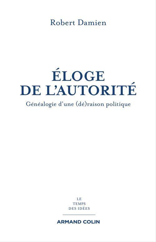 ebook cover of Éloge de l'autorité, by Robert Damien