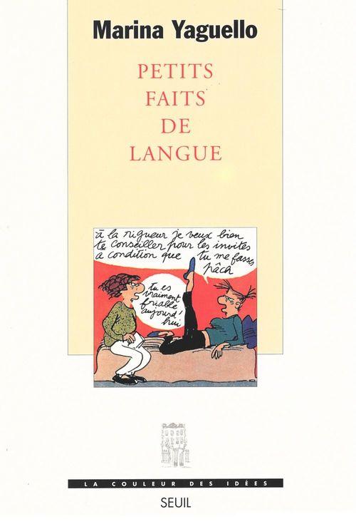 ebook cover of Petits faits de langue, by Marina Yaguello