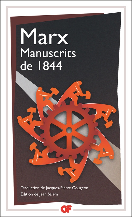 Couverture ebook de Manuscrits de 1844, de Karl Marx