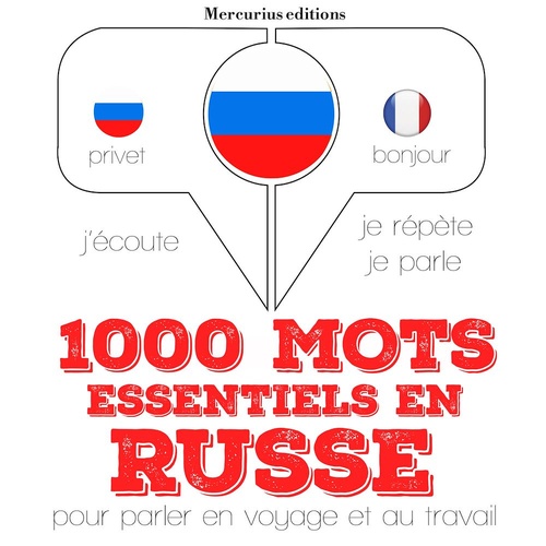 Couverture audiobook de 1000 mots essentiels en russe, de JM Gardner