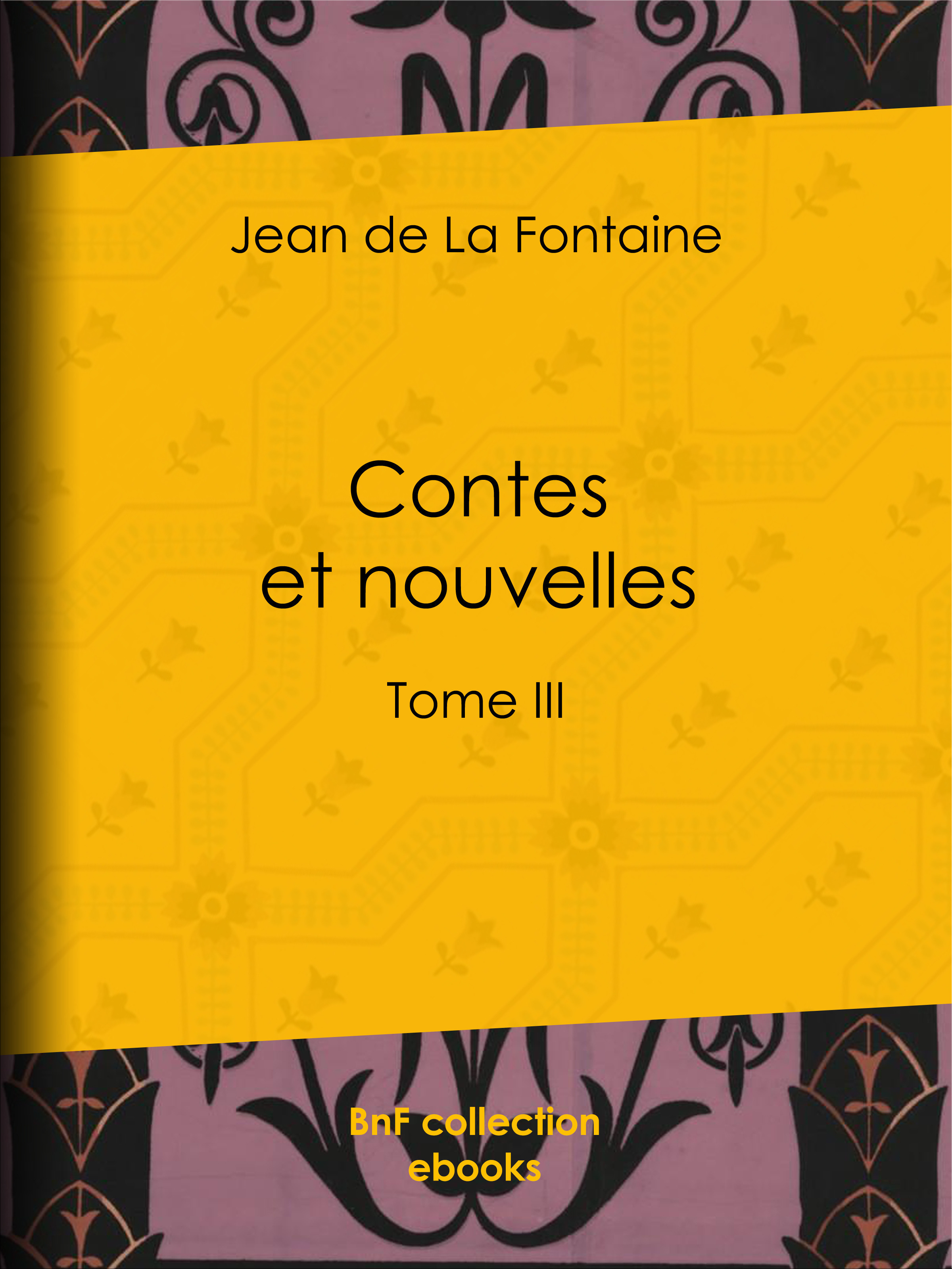 ebook cover of Contes et nouvelles, by Jean de La Fontaine