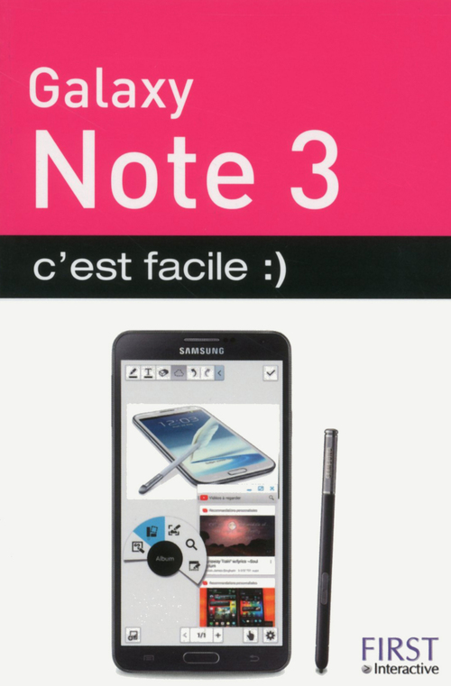 Couverture ebook de Smartphone Galaxy Note 3, c'est facile, de Patrick Beuzit