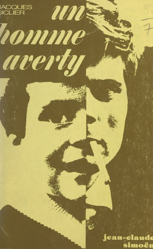 Couverture ebook de Un homme averty, de Jacques Siclier