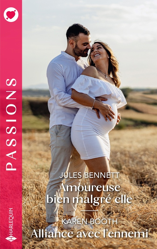 Couverture ebook de Amoureuse bien malgré elle - Alliance avec l'ennemi, de Jules Bennett, Karen Booth