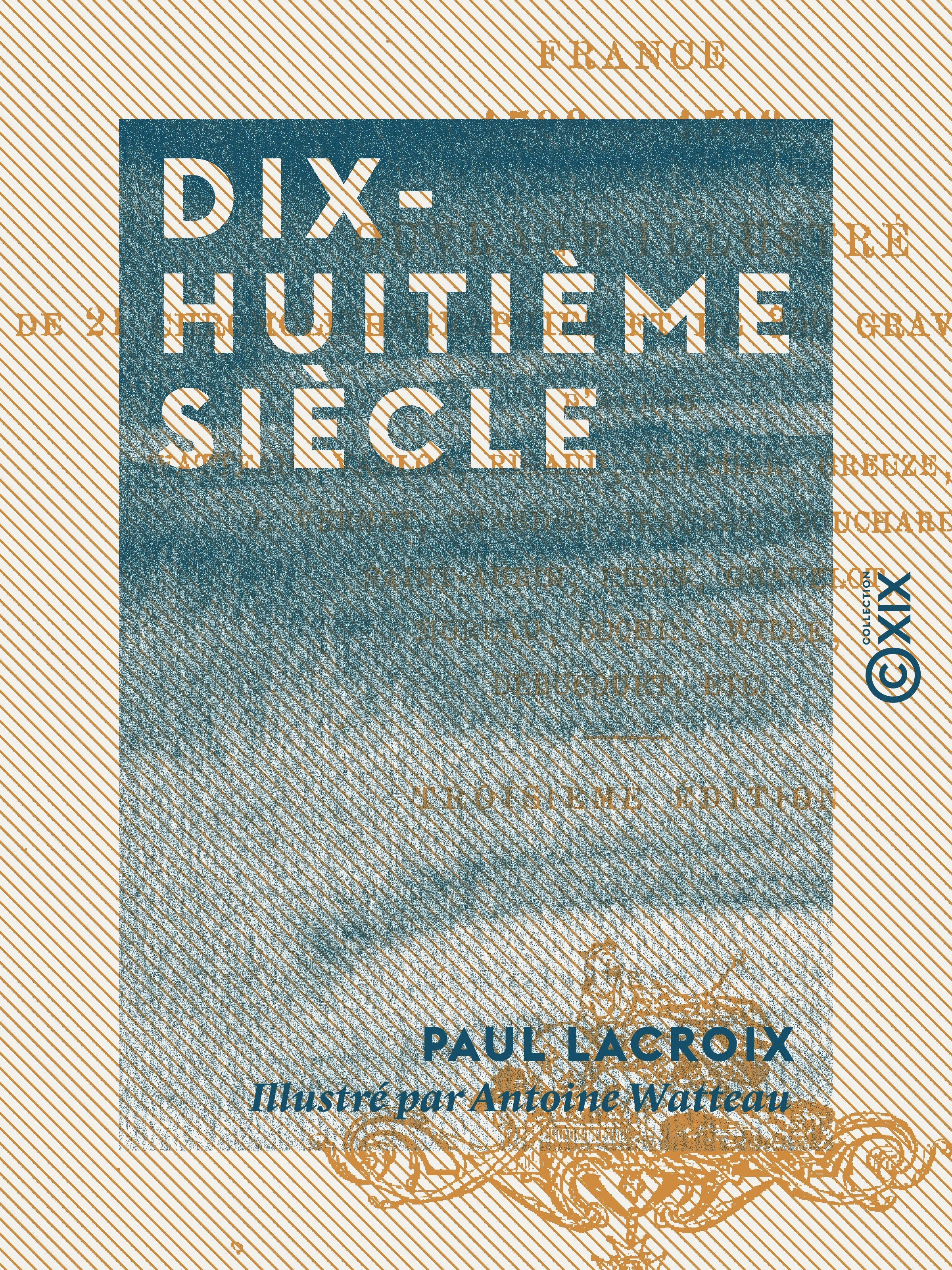 Couverture ebook de Dix-huitième siècle, de Paul Lacroix