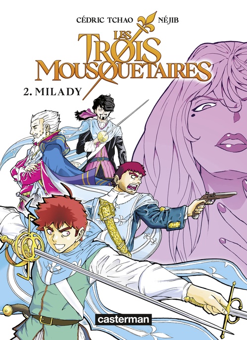 ebook cover of Les Trois Mousquetaires en Manga (Tome 2) - Milady, by Néjib, Cédric Tchao