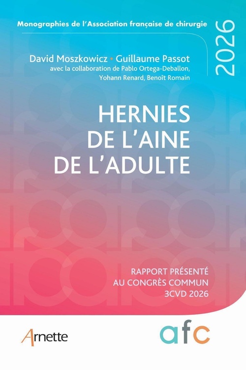 ebook cover of Hernies de l'aine de l'adulte, by Pablo Ortega-Deballon, Yohann Renard, Benoît Romain