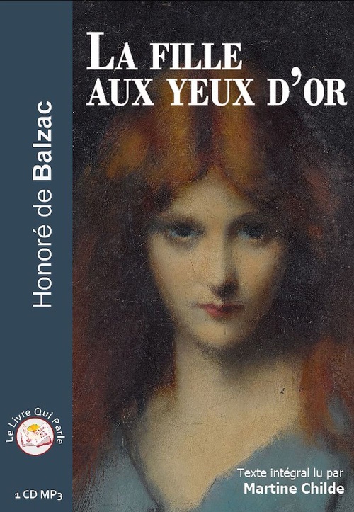 Couverture audiobook de La fille aux yeux d'or, de Honore De Balzac, Martine Childe