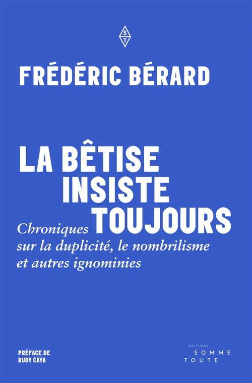 ebook cover of La bêtise insiste toujours, by Frederic Berard