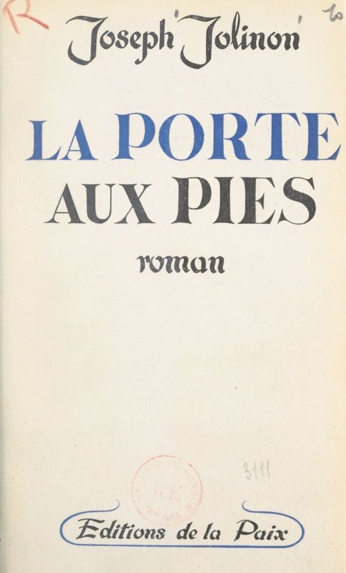ebook cover of La Porte aux Pies, by Joseph Jolinon