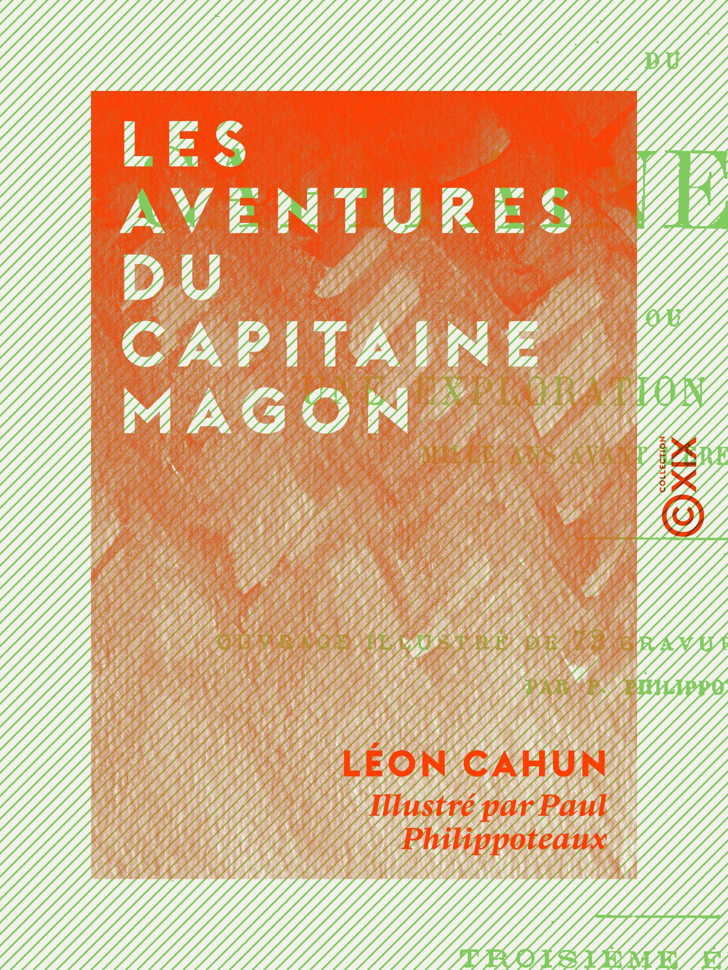 Couverture ebook de Les Aventures du capitaine Magon, de Leon Cahun