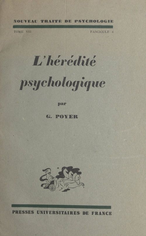 Couverture ebook de Nouveau traité de psychologie (7), de Georges Dumas, Georges Poyer