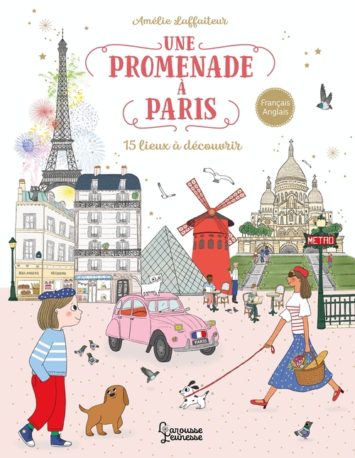 Couverture ebook de Une promenade à Paris, de Amélie Laffaiteur