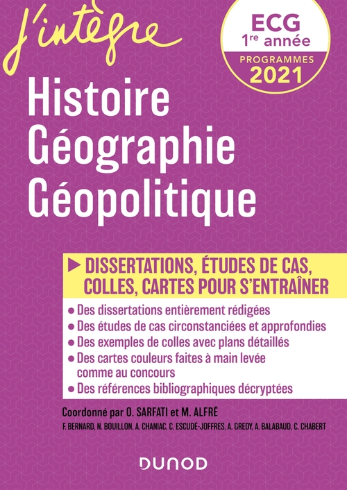 Couverture ebook de ECG 1re année - Histoire Géographie Géopolitique - 2021, de Matthieu Alfré, Frédéric Bernard, Hugo Billard, Arnaud Chaniac, Collectif, Camille Escudé, Olivier Sarfati