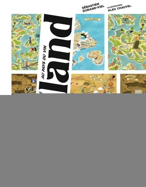 ebook cover of Vinoland, by Sébastien Durand-Viel