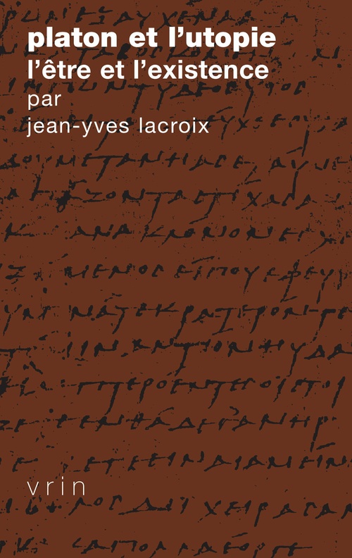 ebook cover of Platon et l´utopie, by Jean-Yves Lacroix