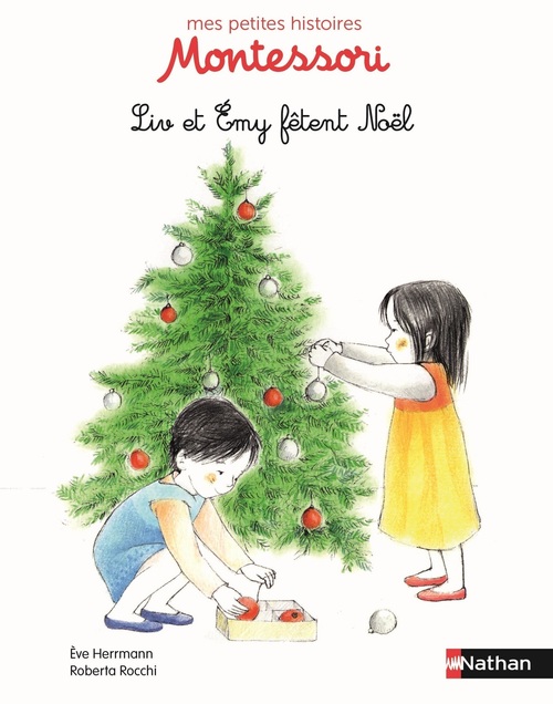 Couverture ebook de Liv et Emy fêtent Noël, de Eve Herrmann, Roberta Rocchi