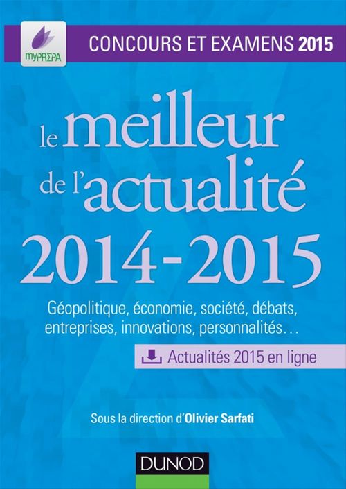 Couverture ebook de Le meilleur de l'actualité 2014-2015, de Collectif, Olivier Sarfati