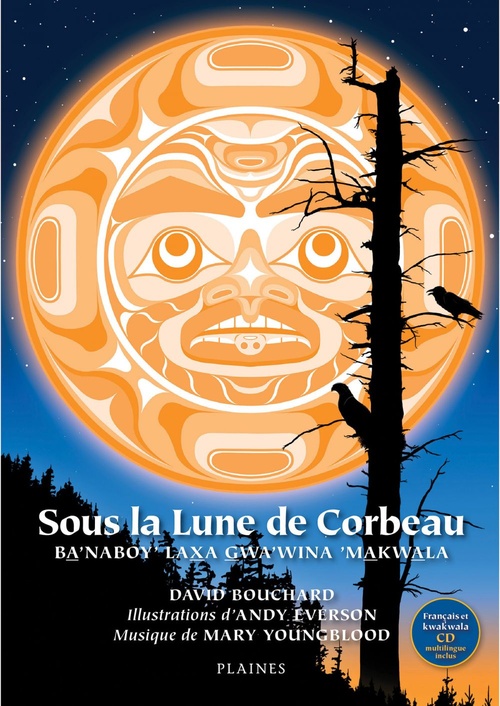 ebook cover of Sous la lune de Corbeau, by David Bouchard