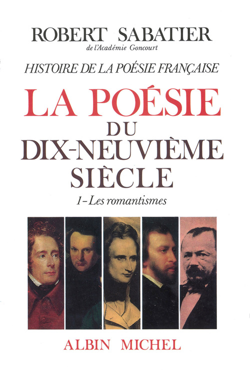 Couverture ebook de Histoire de la poésie française - Poésie du XIX° siècle tome 2, de Robert Sabatier