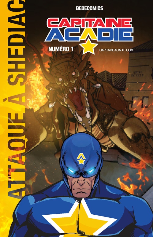 ebook cover of Capitaine Acadie T.1 - Attaque à Shediac, by Daniel Bouffard, Dany Bouffard