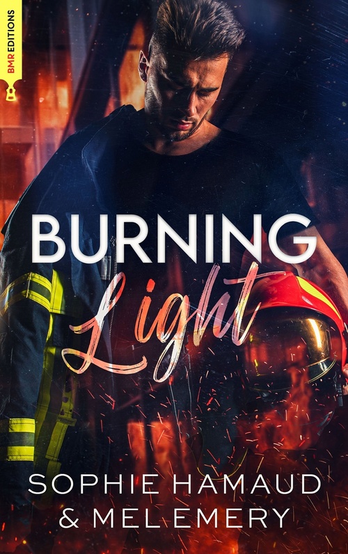 ebook cover of Burning Light, by Mel Emery, Sophie Hamaud