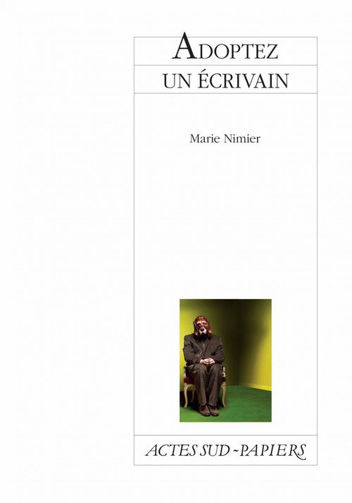 ebook cover of Adoptez un écrivain, by Marie Nimier