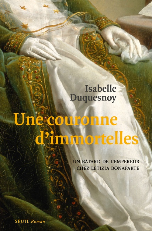 ebook cover of Une couronne d'immortelles, by Isabelle Duquesnoy