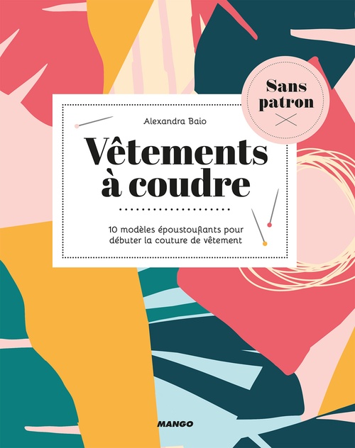 Couverture ebook de Vêtements à coudre sans patron, de Alexandra Baio
