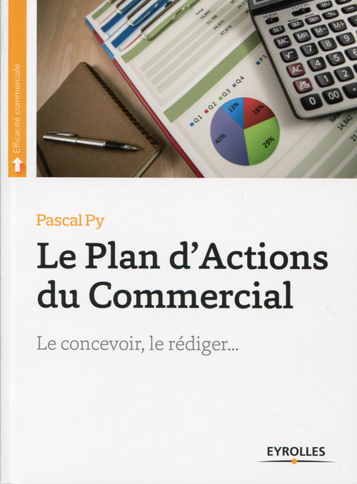 ebook cover of Le plan d'actions du commercial, by Pascal Py