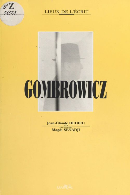 ebook cover of Gombrowicz, by Jean-Claude Dedieu
