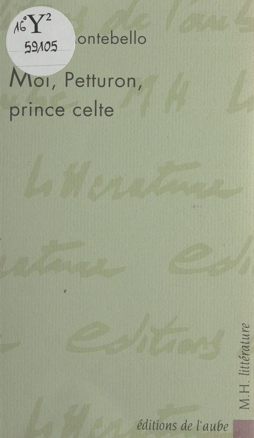 ebook cover of Moi, Petturon, prince celte, by Denis Montebello