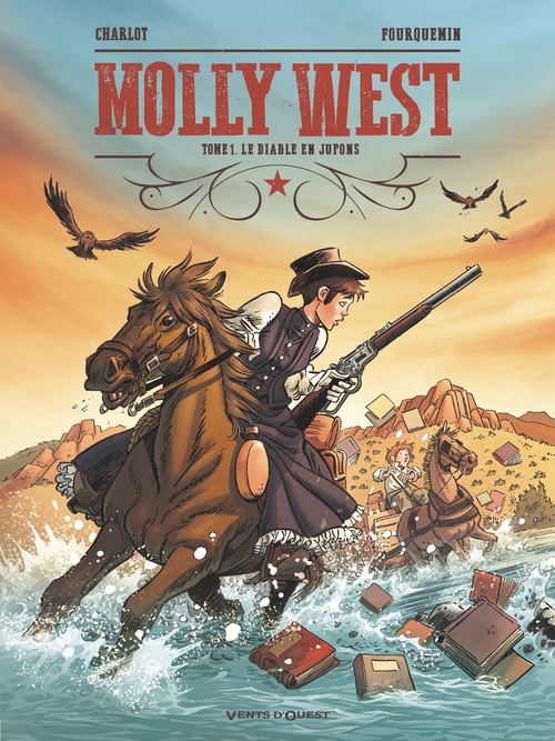 Couverture ebook de Molly West - Tome 01, de Xavier Fourquemin