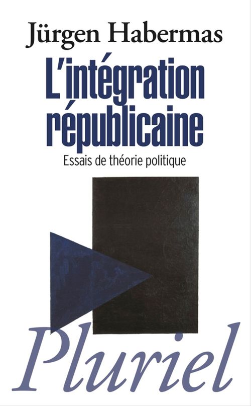 ebook cover of L'intégration républicaine, by Jürgen Habermas