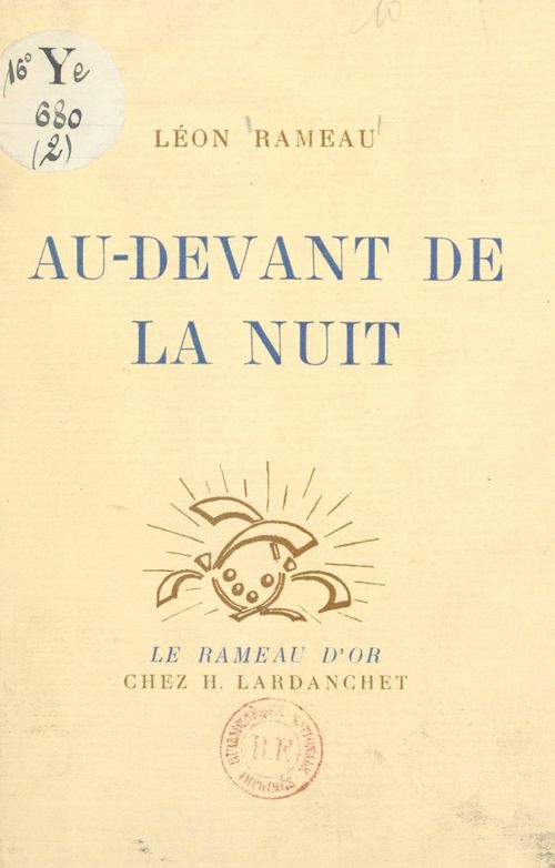 Couverture ebook de Au-devant de la nuit, de Leon Rameau