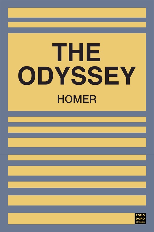 ebook cover of The Odyssey, by Homer