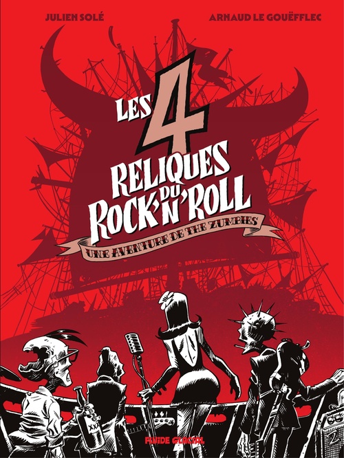 Couverture ebook de Les 4 reliques du Rock'n Roll - Une aventure des Zumbies, de Julien CDM