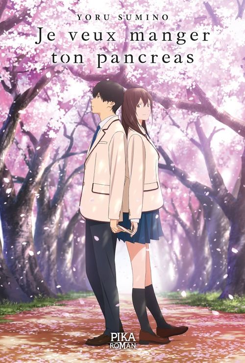 Couverture ebook de Je veux manger ton pancréas, de Yoru Sumino