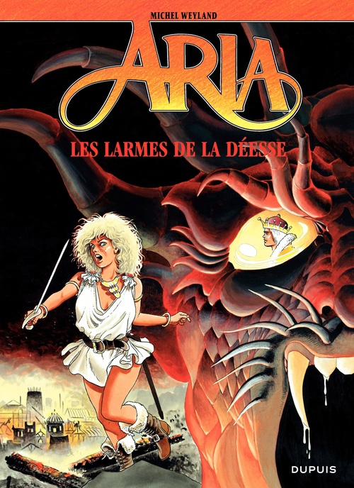 Couverture ebook de Aria - Tome 5 - Les larmes de la déesse, de Michel Weyland