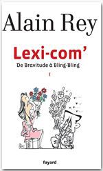 ebook cover of Lexi-com, by Alain Rey