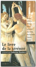 Couverture ebook de Le Livre de la sérénité, de Catherine Rambert
