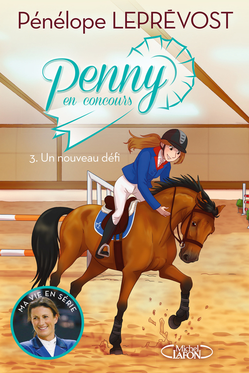Couverture ebook de Penny en concours - tome 3 Un nouveau défi, de Pénélope Leprévost