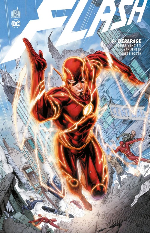 Couverture ebook de Flash - Tome 6 - Dérapage, de Brett Booth, Brian Buccellato, Francis Manapul, Robert Venditti, Patrick Zircher
