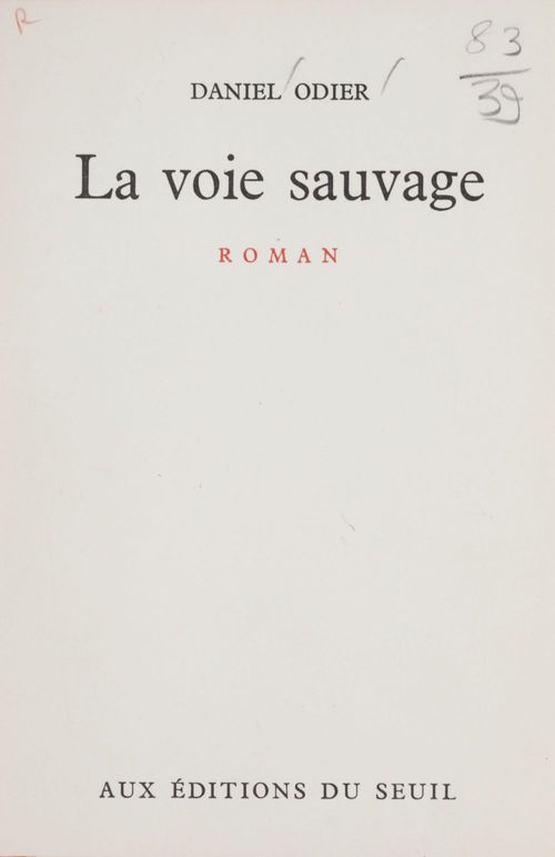 ebook cover of La voie sauvage, by Daniel Odier