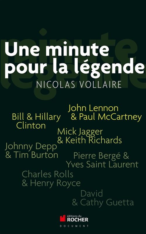 ebook cover of Une minute pour la légende, by Nicolas Vollaire